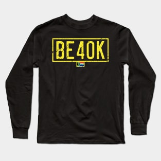 Befok License Plate Be4ok Long Sleeve T-Shirt